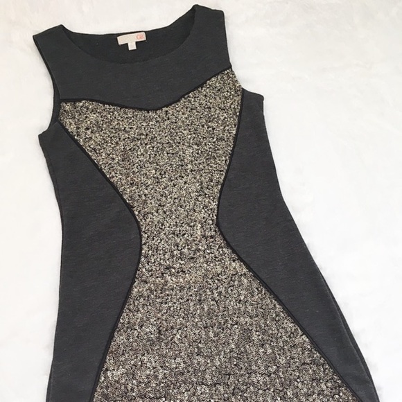 Like New Gianni Bini Gold Sparkle Sequin Dress, size small - Picture 4 of 7